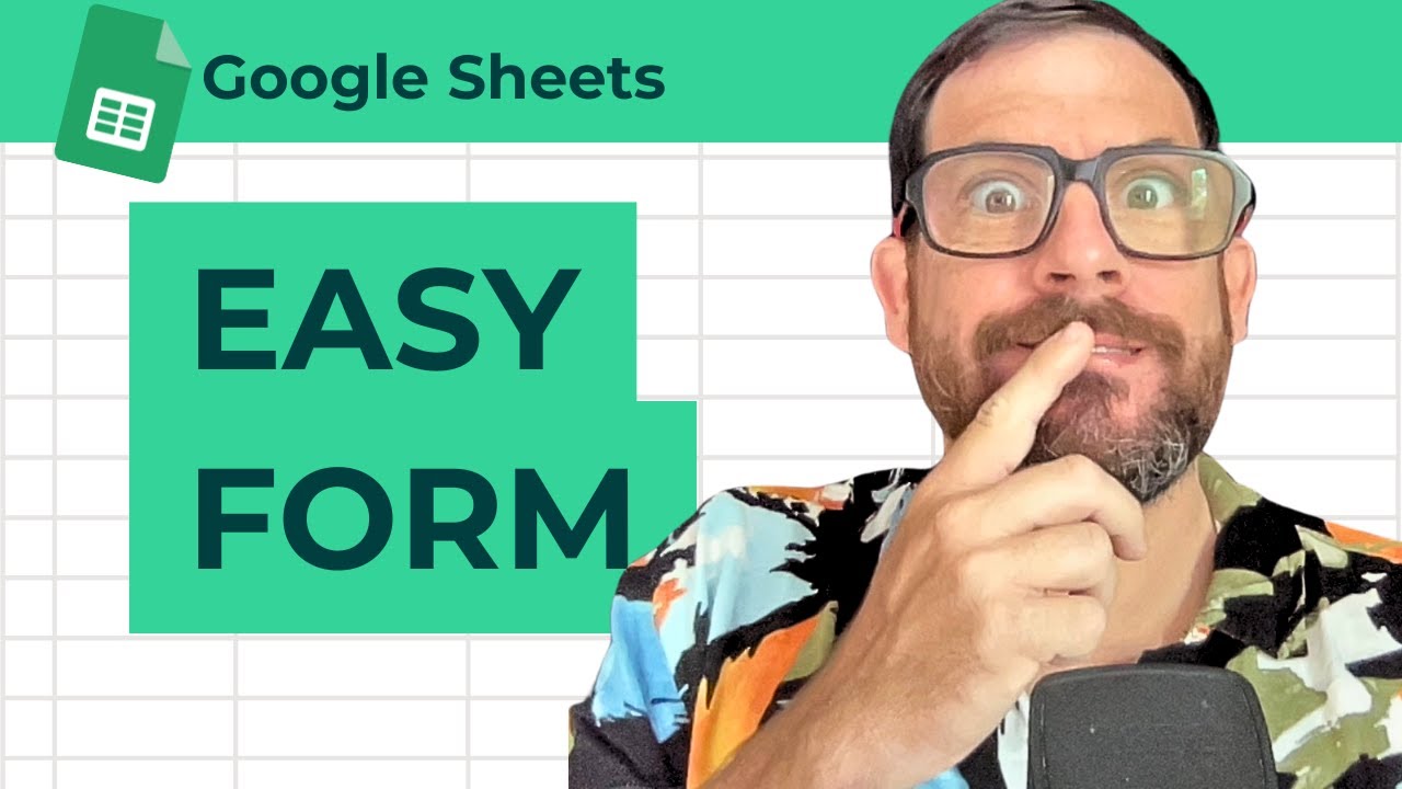 Easiest Way to Create Google Form Connected to a Google Sheet
