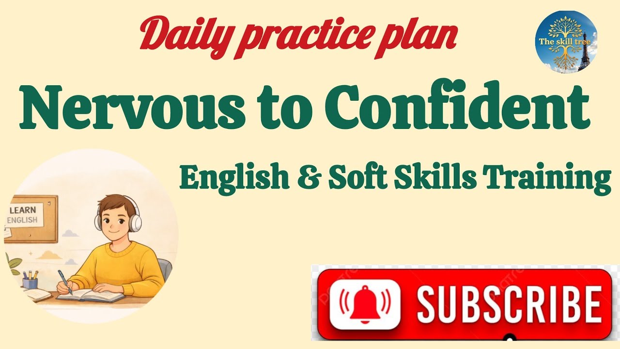 Soft Skills Training in English | Part 5–8 | Nervous to Confident | Daily Practice Plan