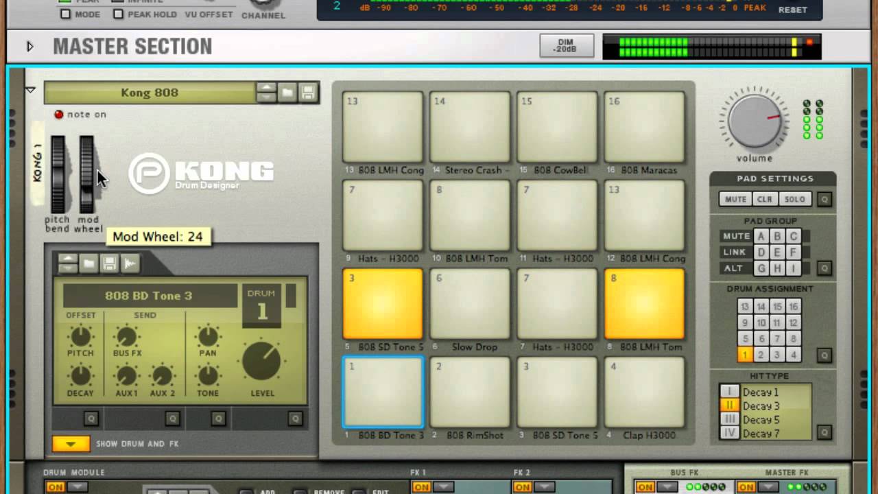 Kong 808 Refill for Reason 5 / Record 1.5 Preview