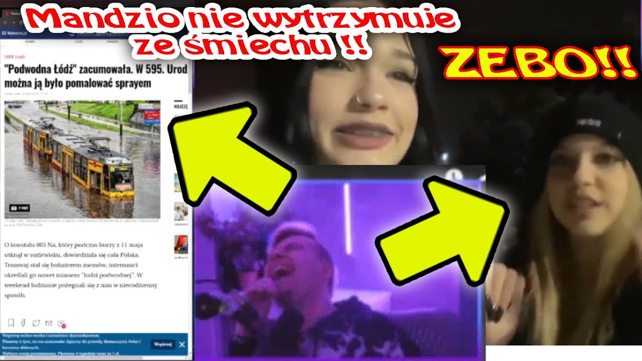 MANDZIO ogląda ZEBO!! Musisz mieć mocną psyche! Beka z Łodzi...