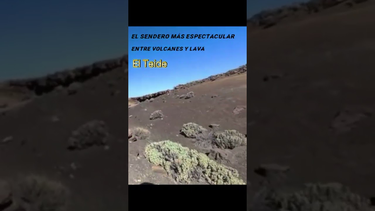SENDERO ARENAS NEGRAS TENERIFE ISLAS CANARIAS ESPA&Ntilde;A