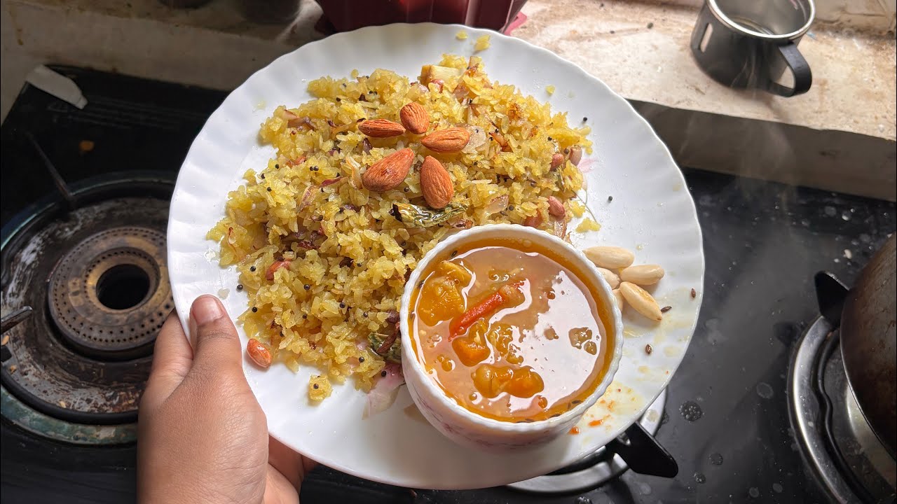 Homemade Poha | Quick & Healthy Breakfast 🍽️