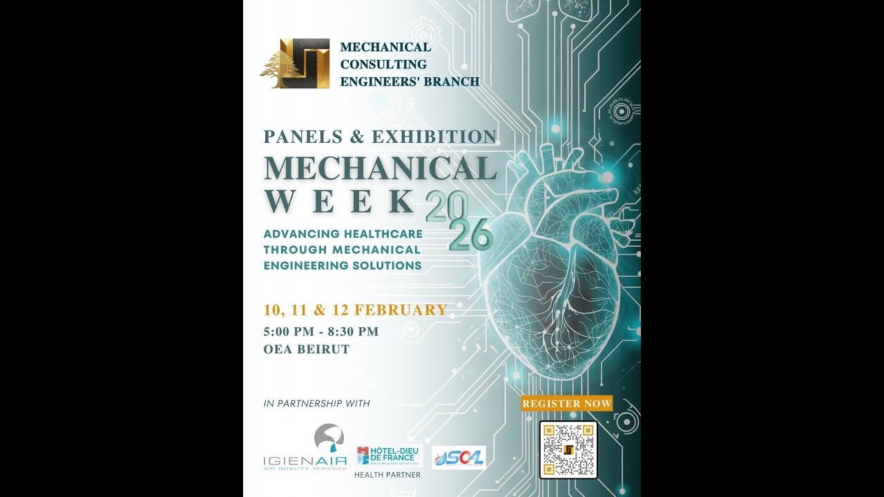 Mechanical Week 2026  | Day2 : Session 3 : HYGIENIC EQUIPMENT IN THE HEALTHCARE SECTOR