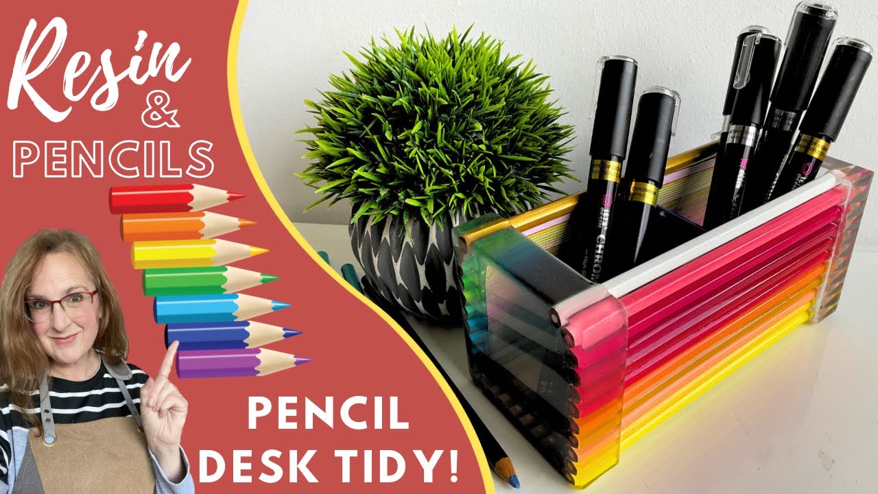 Pencils in Resin! Imagination + Silicone Mould = AMAZING RESULTS! #letsresin