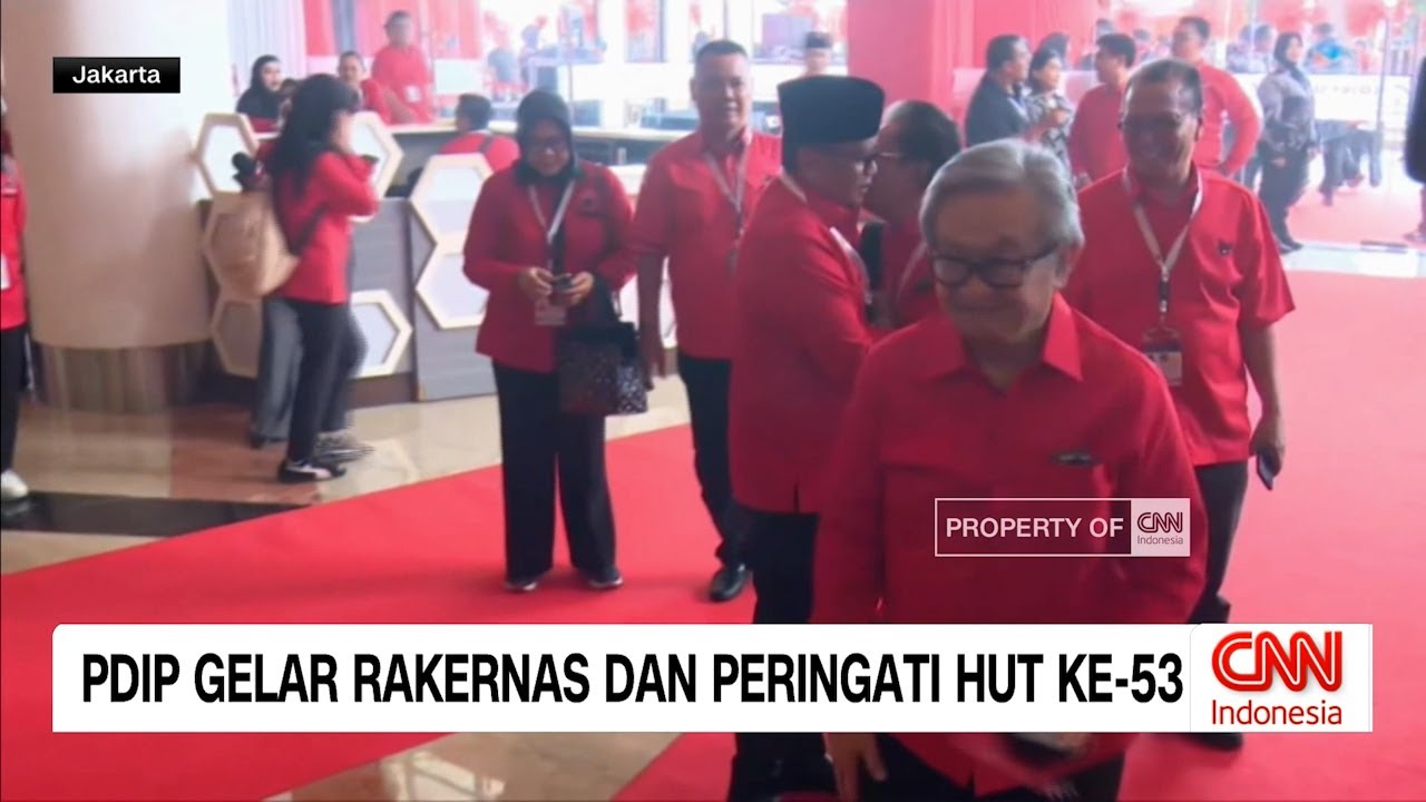 PDIP Gelar Rakernas dan Peringati HUT ke-53