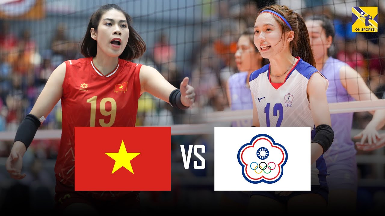 Full HD | VIETNAM vs CHINESE TAIPEI | Lâm Oang phô diễn đẳng cấp chuyền hai số 1 Việt Nam