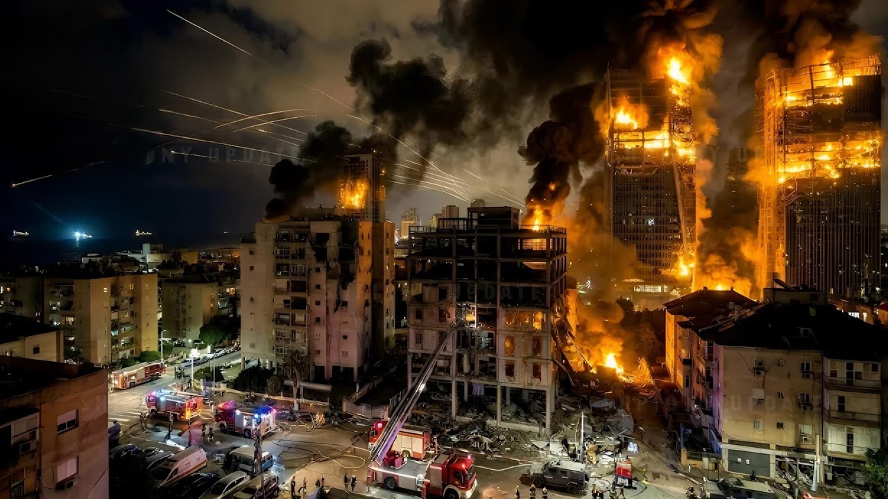⛔ URGENT : L&rsquo;IRAN ATTAQUE MASSIVEMENT ISRA&Euml;L &ndash; TEL AVIV EN CHAOS, SITES STRAT&Eacute;GIQUES VIS&Eacute;S 