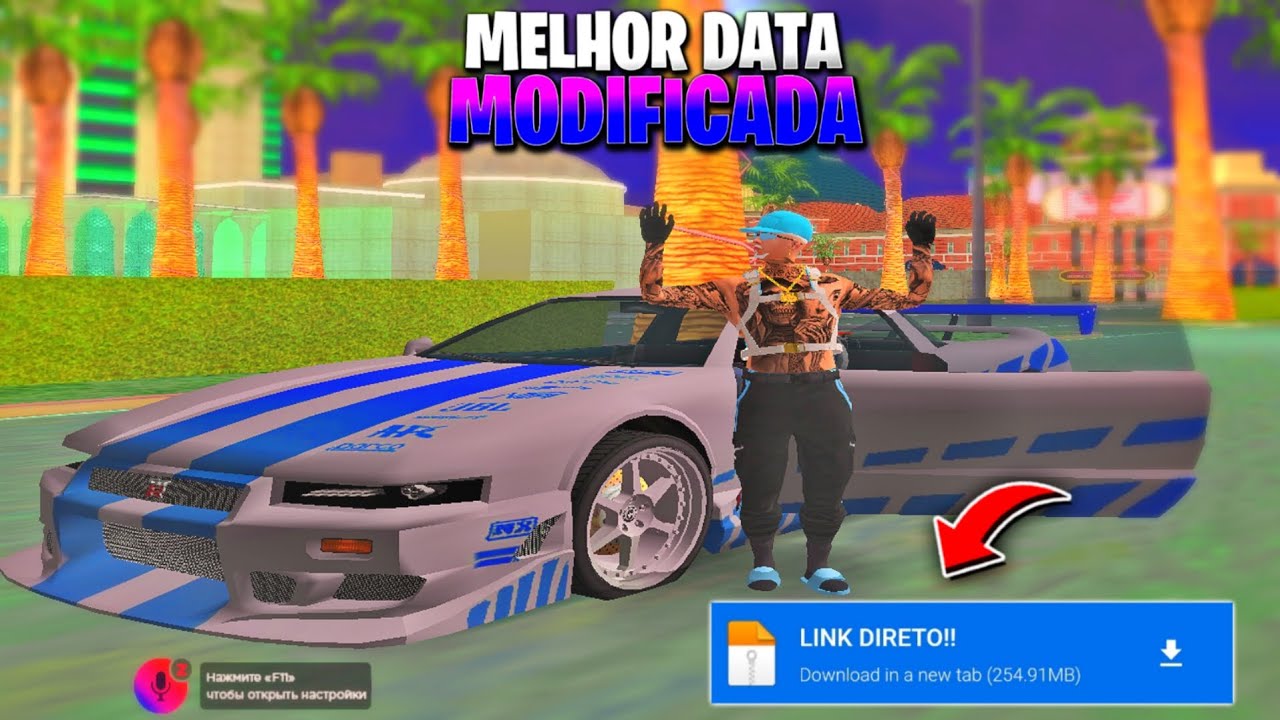 LINK DIRETO!! MELHOR DATA MODIFICADA ESTILO FIVEM PRA RP, PVP, & FUGAS BRP/SAMP