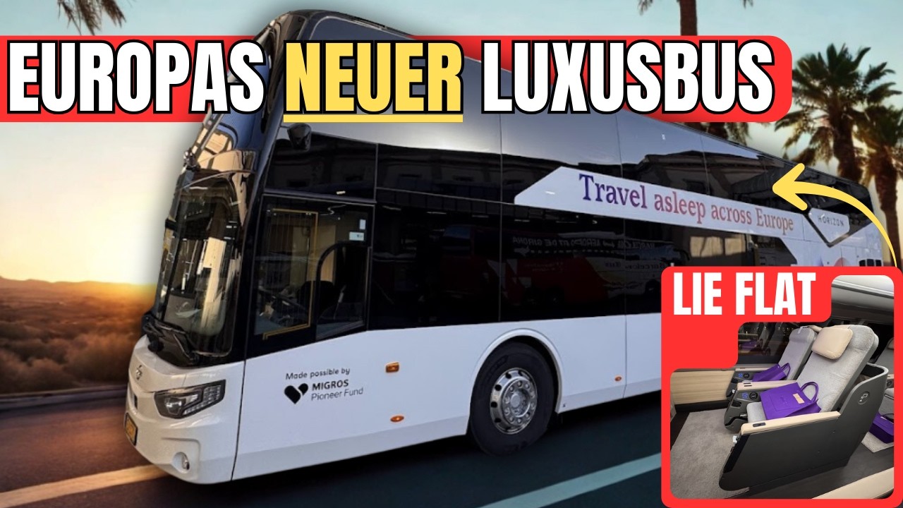 14 Stunden im FIRST CLASS BUS! Meine TWILINER Erfahrung von Zürich nach Barcelona