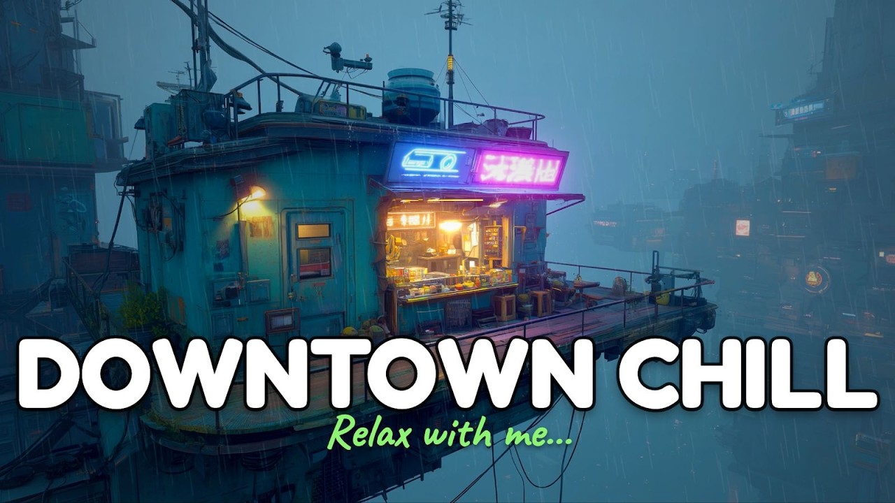 Drizzlephase Upper Air ☔ | Vaporline / Lofi / Music 🌫️ Stormveil | Skyline Surge Cue