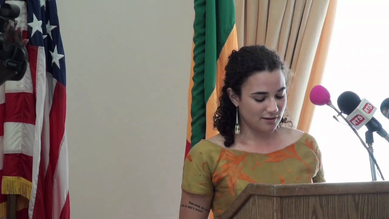 Emily Pepin Delivers Wolof Speech