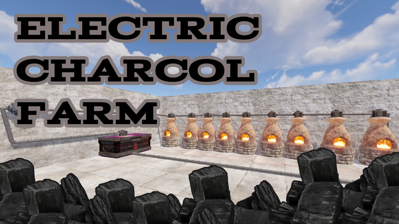 AUTOMATIC Charcol Farm - Automatic Electric Furnace - Rust