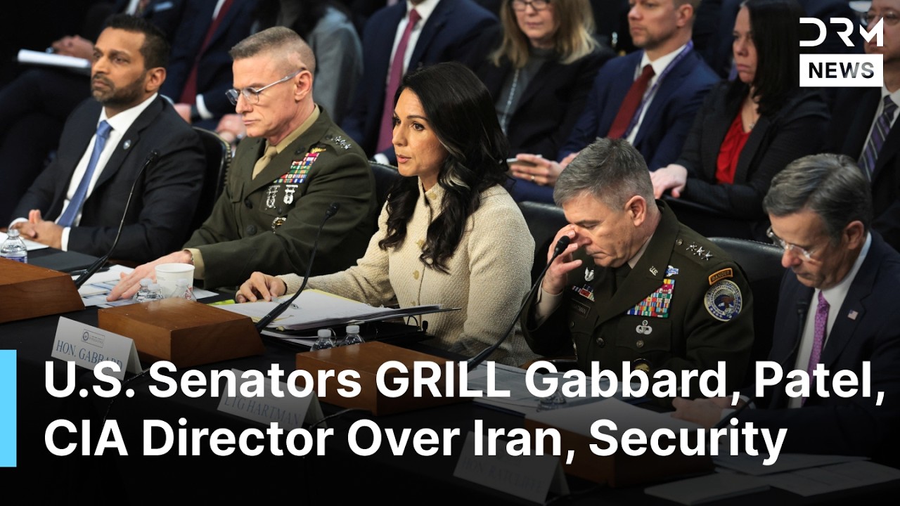 Senators GRILL DNI Gabbard, FBI Patel, CIA Director Over Iran War, Security in Heated Hearing | AC1N