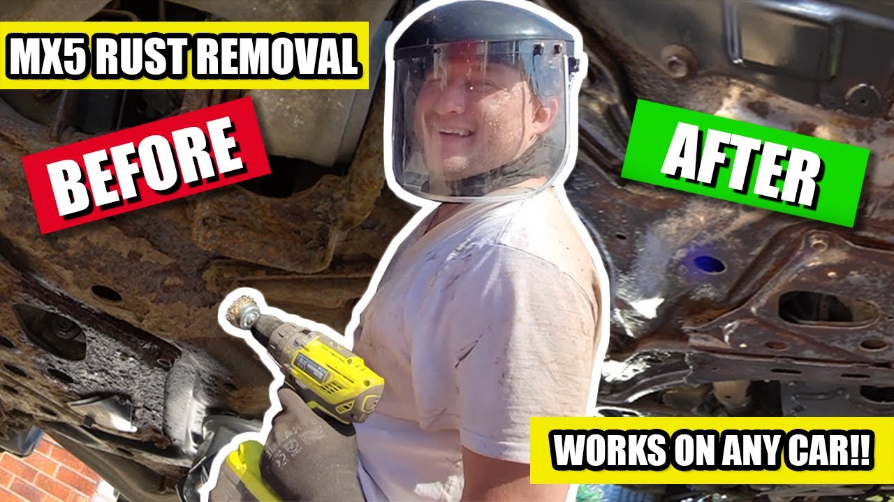 Destroying ALL RUST On My MX5 MIATA! (How To Fix Rust On ANY Car)