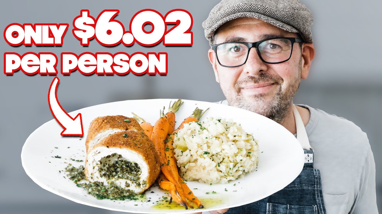 Feeding My Whole Family a Gourmet Chicken Kiev Meal for under $25 TOTAL