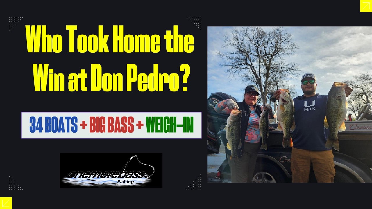 Lake Don Pedro Bass Tournament Results (34 Boats!) | FULL Weigh-In 2026 #fishing #tournamentfishing