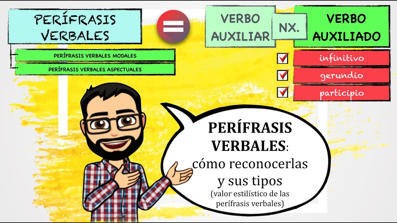 Perífrasis verbales (trucos para reconocerlas y sus tipos)