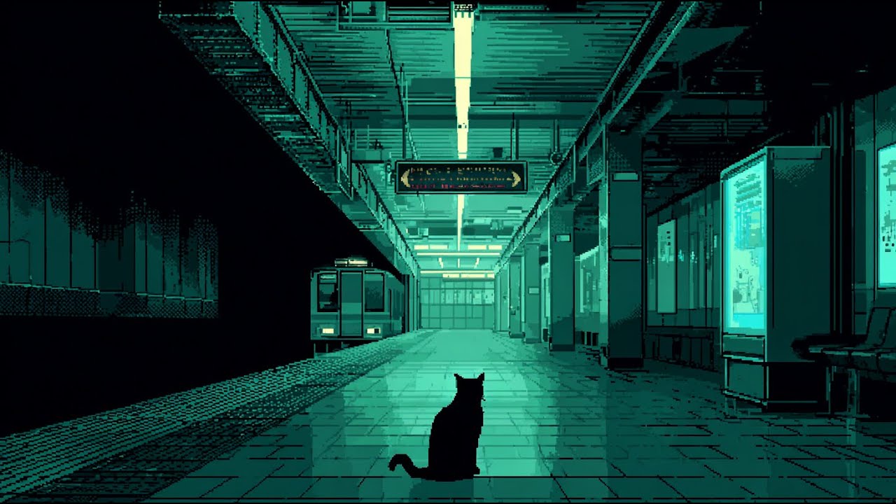 🎧 Distant Thoughts on the Midnight Platform | chill ambient lofi to slow your mind