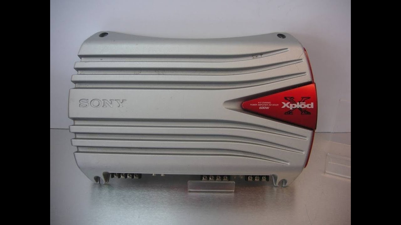 (Spanish) Amplificador Sony Xplod 600w Xm 554zr 4 Chanales A 55w Rms