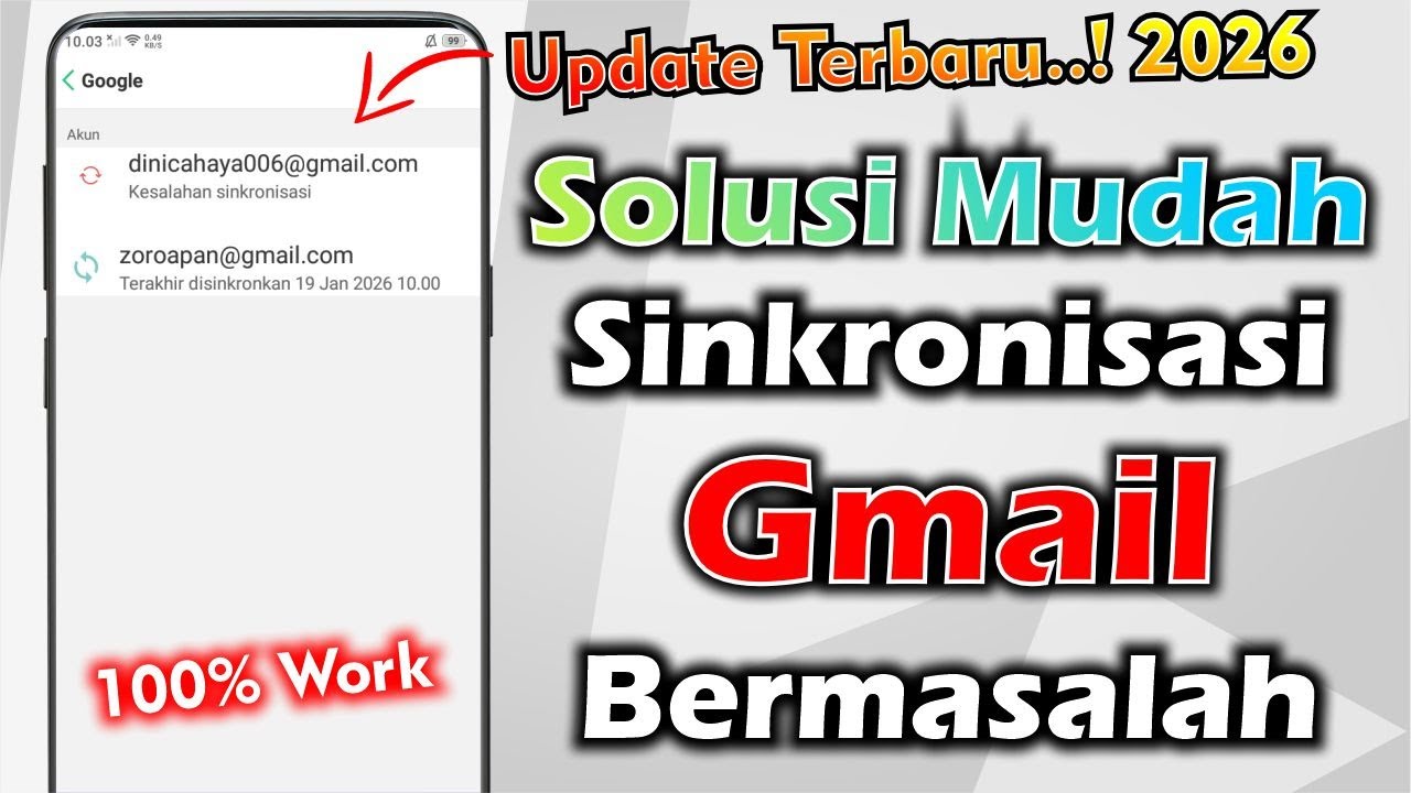 Cara Mengatasi Gmail tidak Bisa Sinkronisasi | Cara Sinkronisasi Akun Google