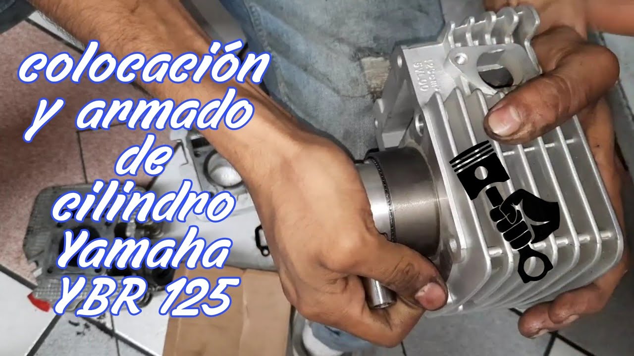 Armado de cilindro y cabeza Yamaha YBR 125 cc