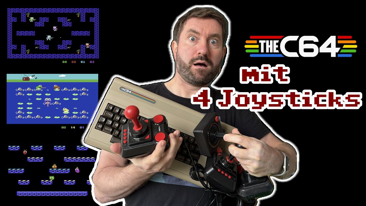 TheC64 (Mini/Maxi) mit 4 Joysticks