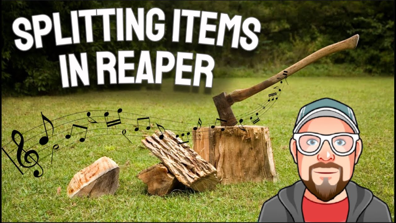 Splitting Items in REAPER is the BEST Way to Edit Audio | Splitting Items in REAPER