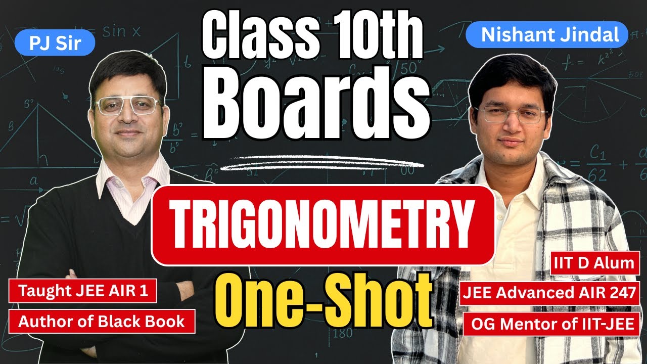 OG Way to Master Trigonometry 😎 | Class 10 Maths | One Shot | PJ Sir & Nishant Jindal