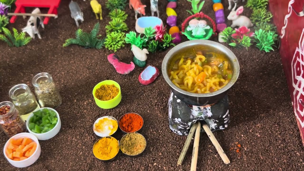 Miniature vegetable Maggie #miniature #viral #trending #maggie #subscribe #support 
