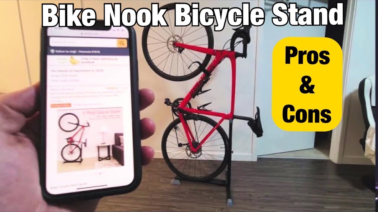 Обзор велостойки Bike Nook (экономит место): плюсы и минусы