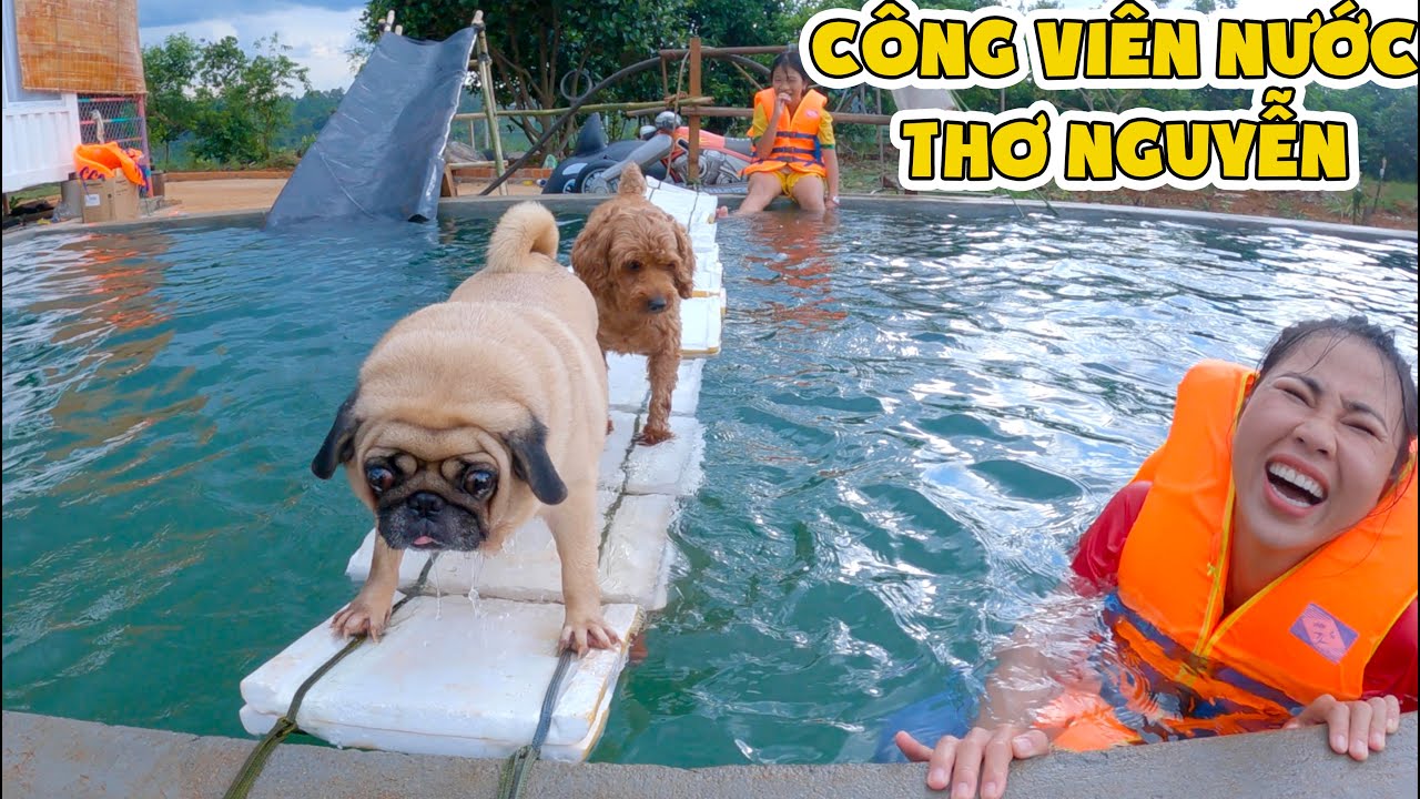 Làm Công Viên Nước Trên Bể Bơi
