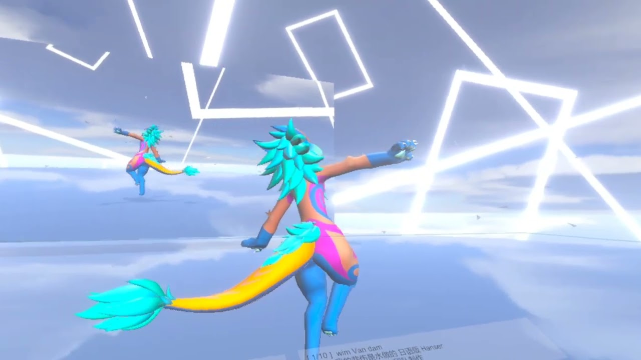 MMD dancing in VR chat my private Avatar