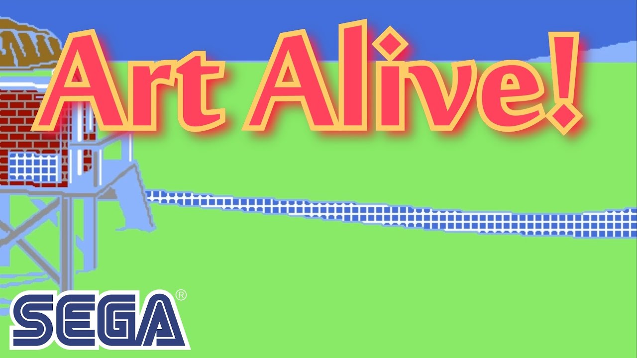 Art Alive! (16 Bit Sega Genesis) - Живое искусство! - Демонстрация игры на приставке Сега Мега Драйв