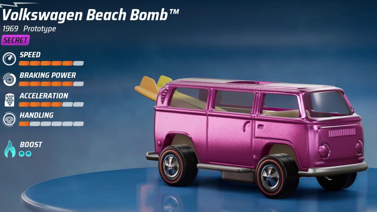 Hot Wheels Unleashed - Volkswagen Beach Bomb (Secret) HD Gameplay