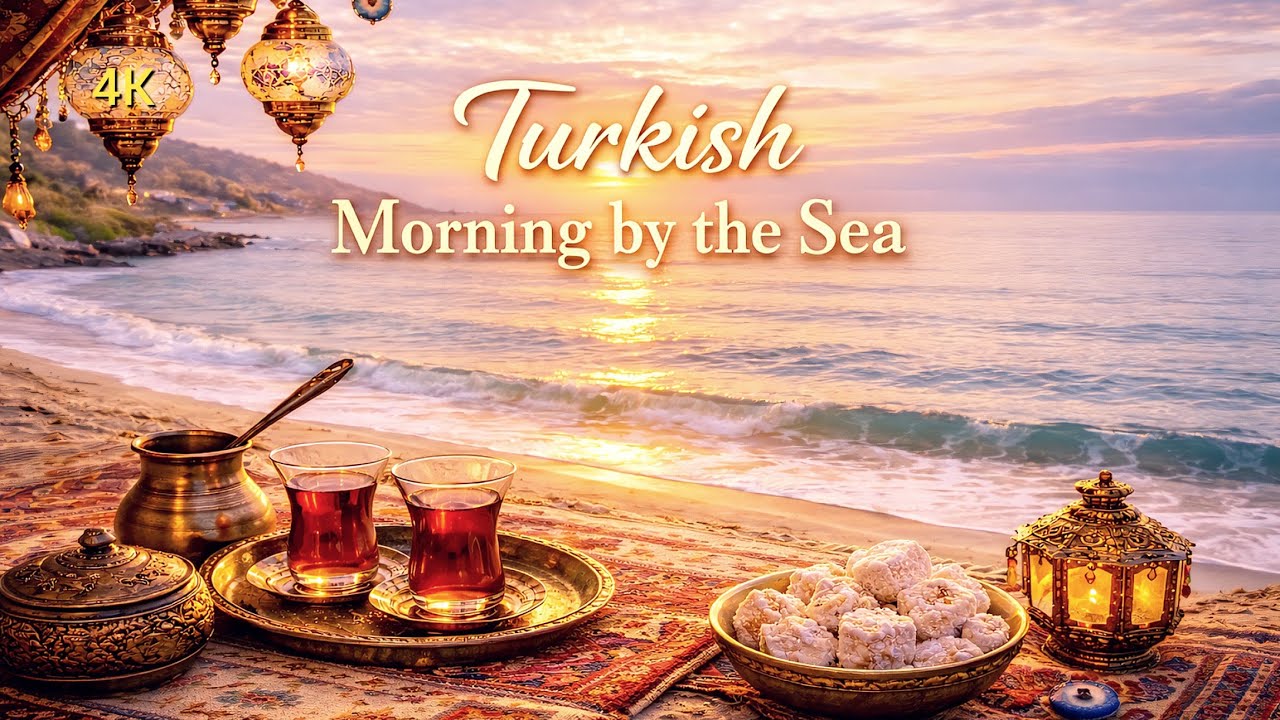 Turkish Morning by the Sea | Black Sea Sunrise Relaxing Music 4K