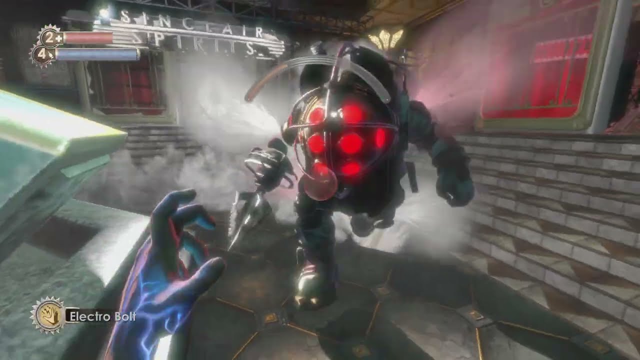 Bioshock - 3rd Elite Big Daddy (Bouncer) Kill [Fort Frolic]