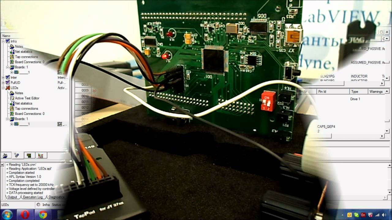 Работа в системе JTAG ProVision