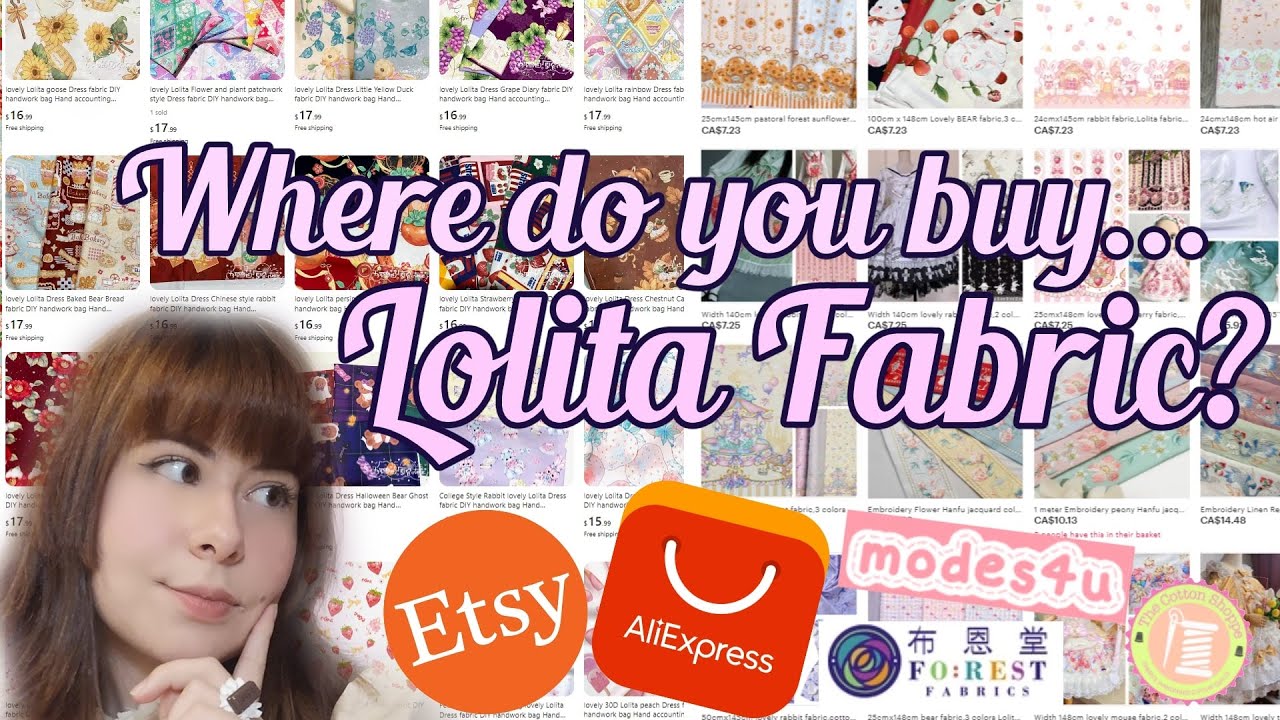 Where To Shop Lolita Fabric + Lace For DIY Lolita fashion!