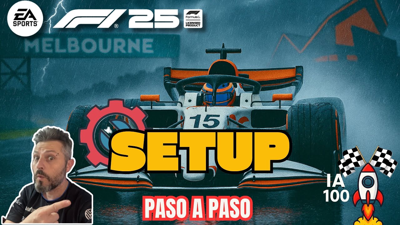 F1 25 - SETUP  LLUVIA AUSTRALIA ⛈️ -  Domina MELBOURNE