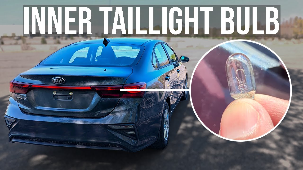 How to Replace Inner TailLight Bulb - Kia Forte (2019-2024)