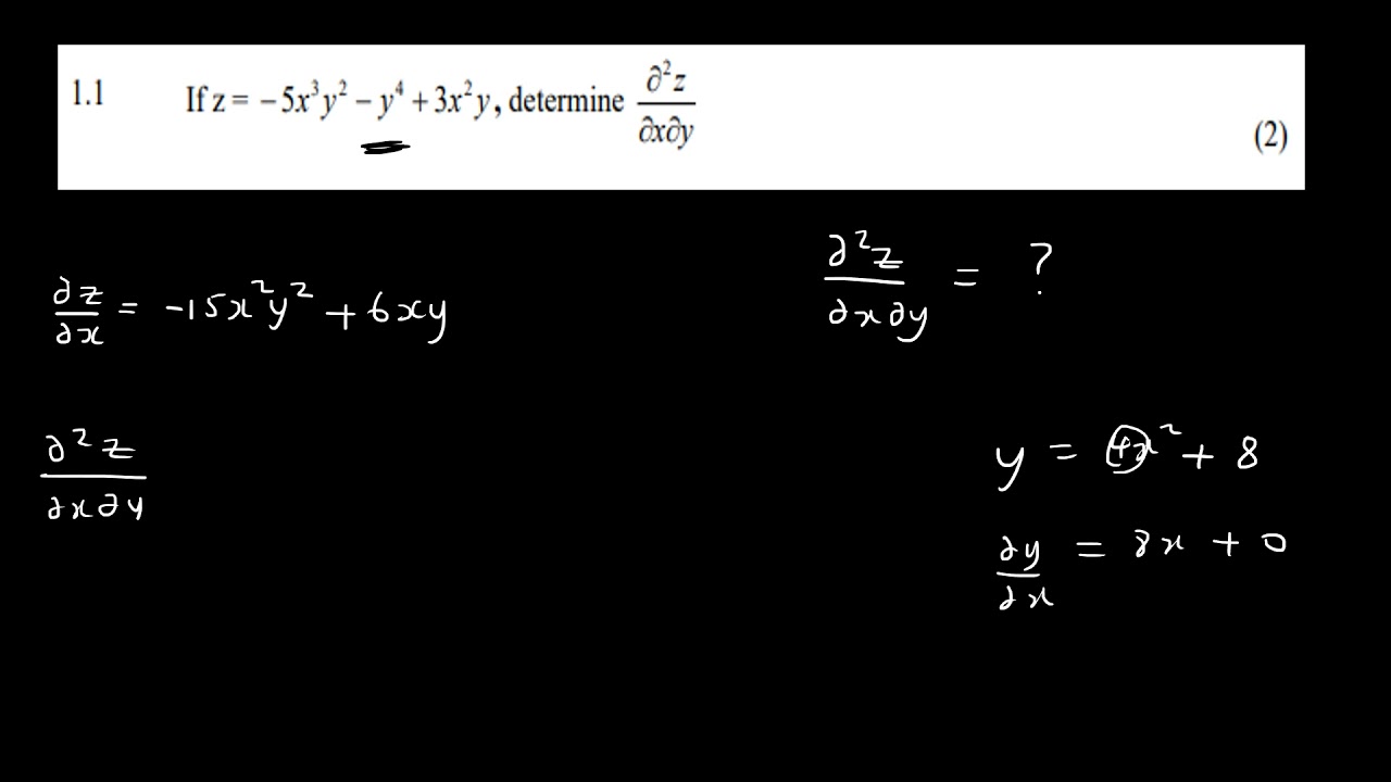Partial differentiation (MATHEMATICS N6)