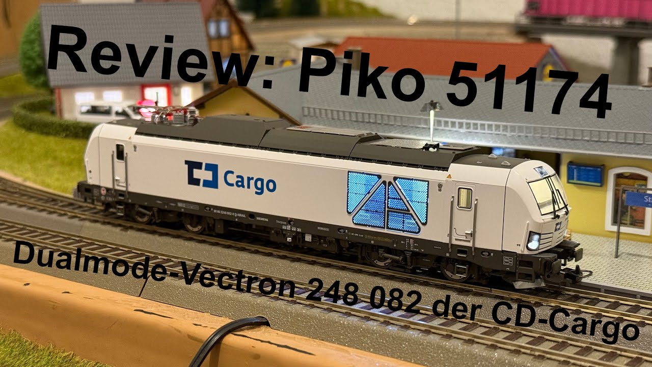 Review Piko 51174 Dualmode-Vectron 248 082 der CD Cargo