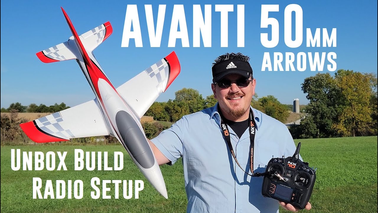 Arrows - Avanti S - 50mm EDF Jet - Unbox, Build, & Radio Setup