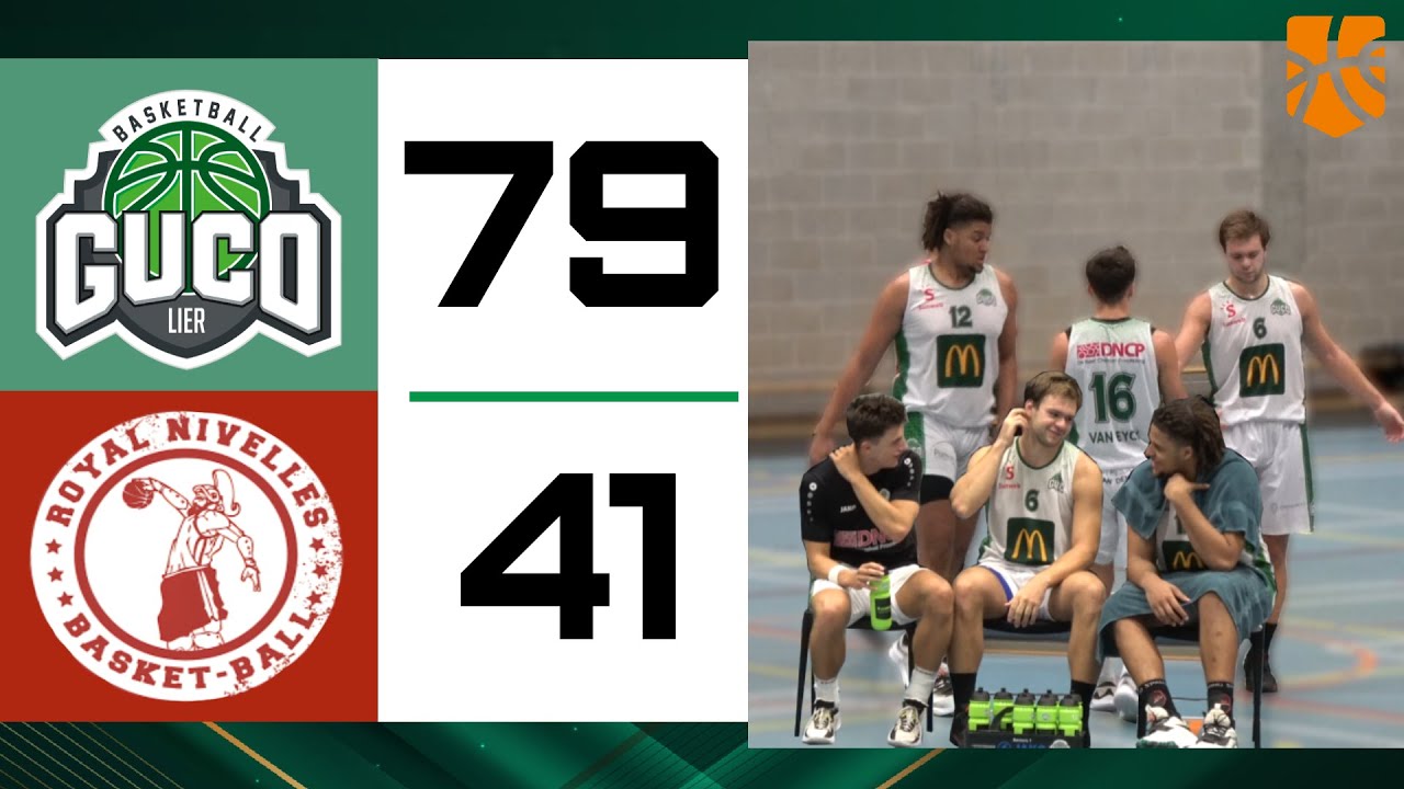 Beker van België: Highlights: Guco Lier HSE A (TDM1) vs Royal Nivelles Basketball HSE A (TDM2)