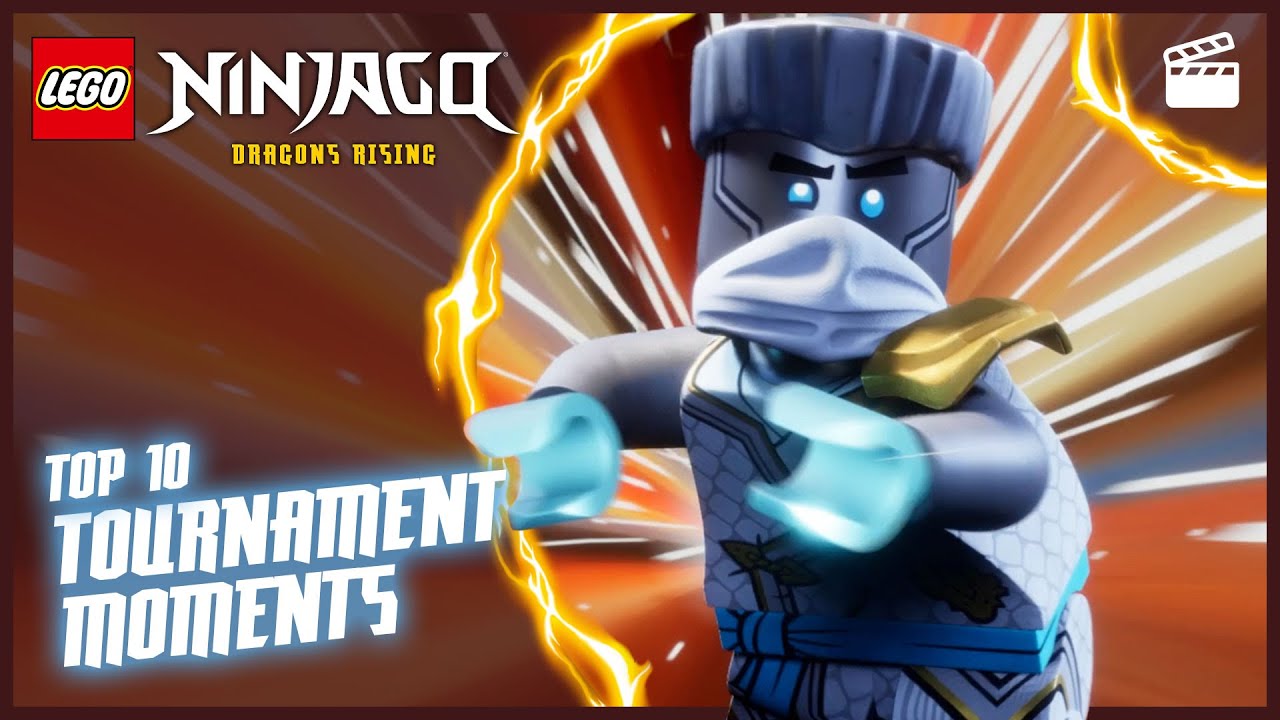 Top 10 Shocking TOURNAMENT Moments! 😮 | LEGO NINJAGO&reg; Dragons Rising | Season 2