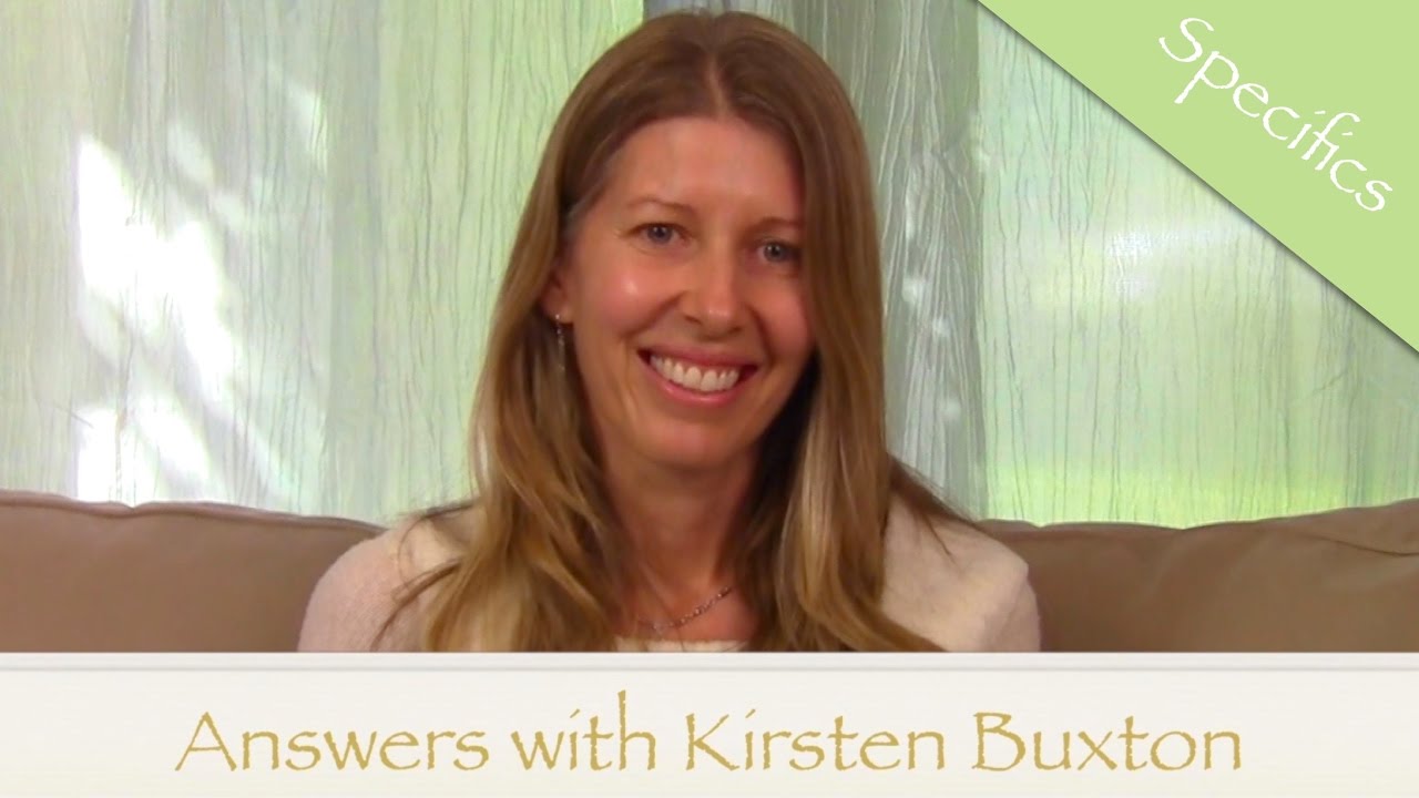 Using Specifics&mdash;Guidance & Holy Spirit with ACIM Kirsten Buxton A Course in Miracles