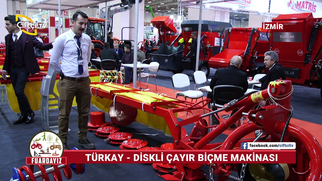 Türkay - Diskli Çayır Biçme Makinası- AgroExpo İzmir Fuar / Çiftçi Tv