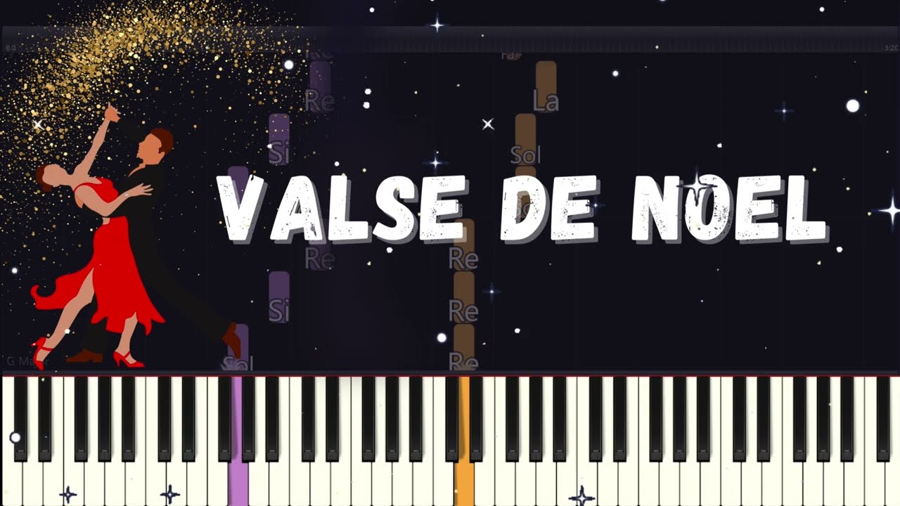 Valse de Noël - Piano Tutoriel- Chanson de Noël #noel