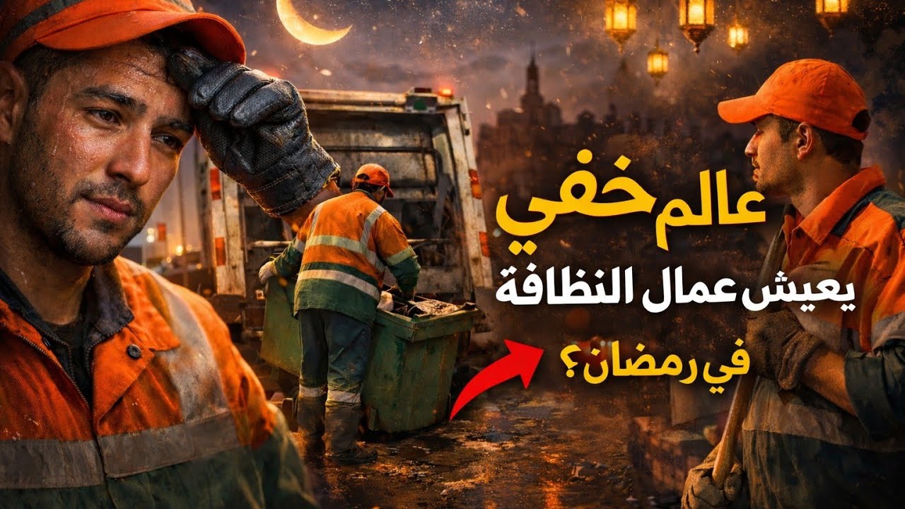 كيف يقضي عمال النظافة رمضان؟ الحقيقة التي لا يراها الناس!