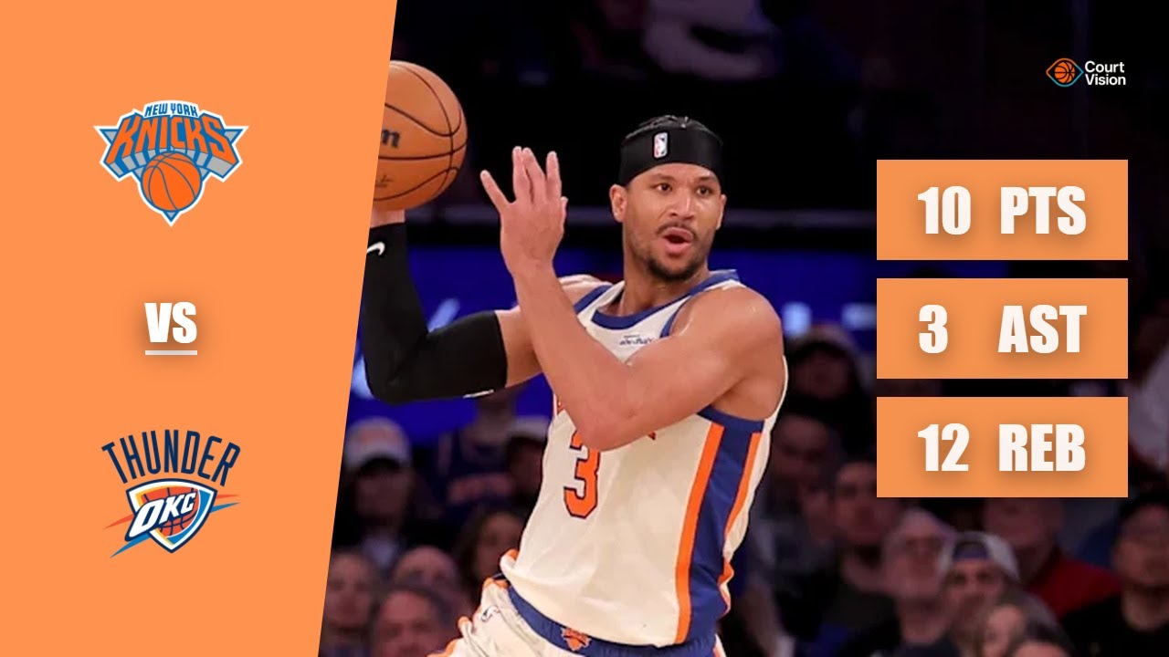 Josh Hart - 10 Points, 12 Rebounds, 3 Assists vs Thunder - 2025-26 Regular Season